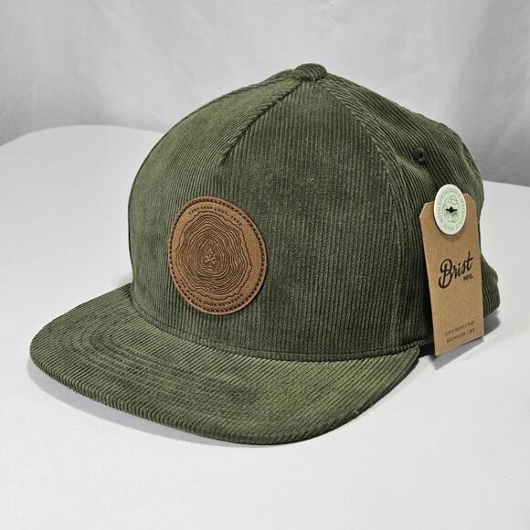 Other - Brist Green Corduroy Camp Chef Camping Adventure Hat Snapback